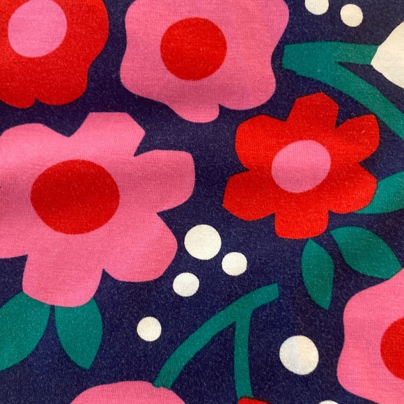 Hanna Andersson Dress Floral Design Size 130 - US Size 8 - Picture 4 of 7